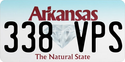 AR license plate 338VPS