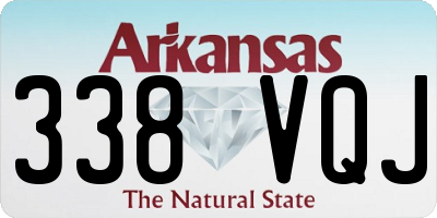 AR license plate 338VQJ