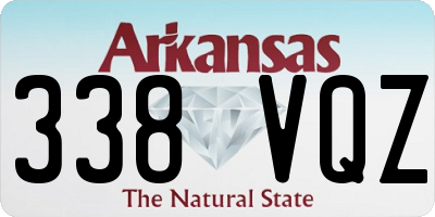 AR license plate 338VQZ