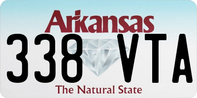 AR license plate 338VTA
