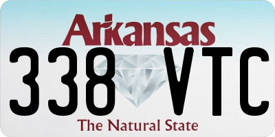 AR license plate 338VTC