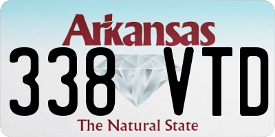 AR license plate 338VTD