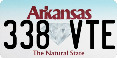 AR license plate 338VTE