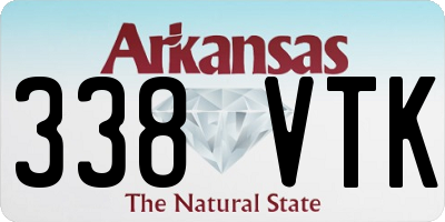 AR license plate 338VTK