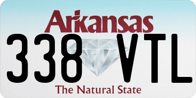 AR license plate 338VTL