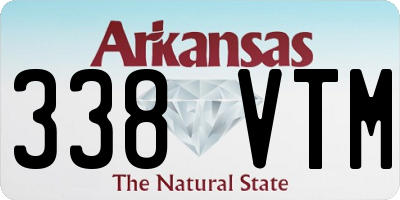 AR license plate 338VTM