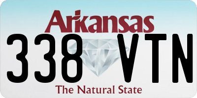 AR license plate 338VTN