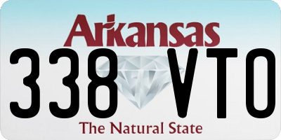 AR license plate 338VTO