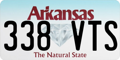 AR license plate 338VTS
