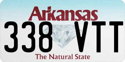 AR license plate 338VTT