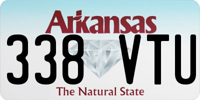 AR license plate 338VTU