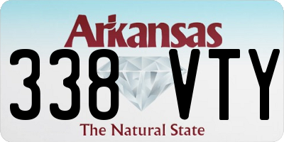 AR license plate 338VTY