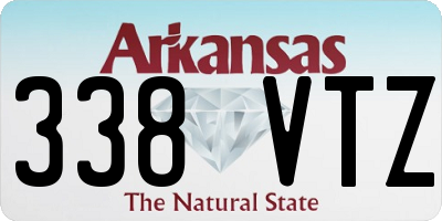 AR license plate 338VTZ