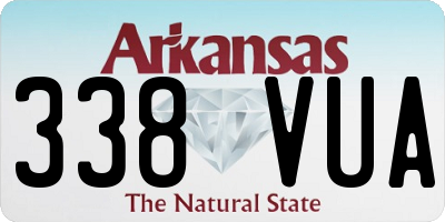 AR license plate 338VUA