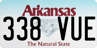 AR license plate 338VUE