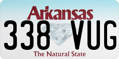 AR license plate 338VUG