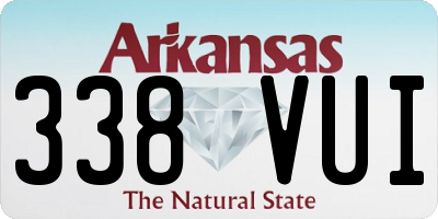 AR license plate 338VUI