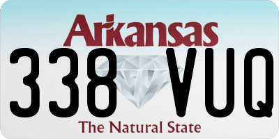 AR license plate 338VUQ