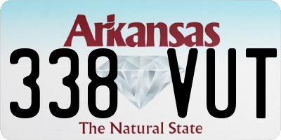 AR license plate 338VUT