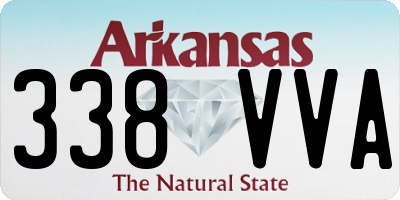 AR license plate 338VVA