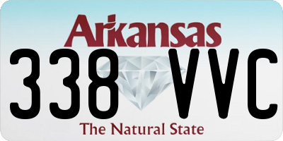 AR license plate 338VVC