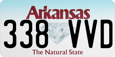 AR license plate 338VVD