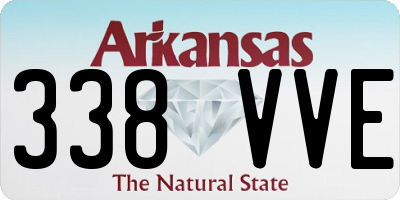 AR license plate 338VVE