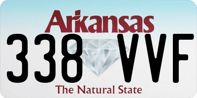 AR license plate 338VVF