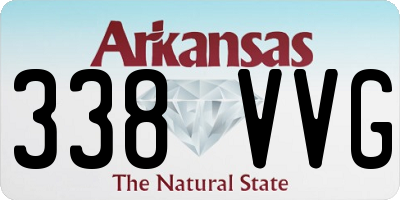 AR license plate 338VVG
