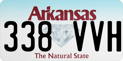 AR license plate 338VVH