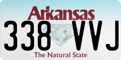 AR license plate 338VVJ