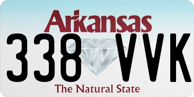 AR license plate 338VVK
