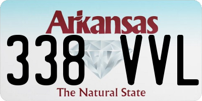 AR license plate 338VVL