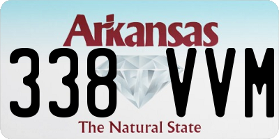 AR license plate 338VVM