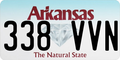 AR license plate 338VVN