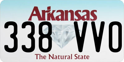 AR license plate 338VVO