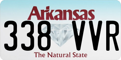 AR license plate 338VVR