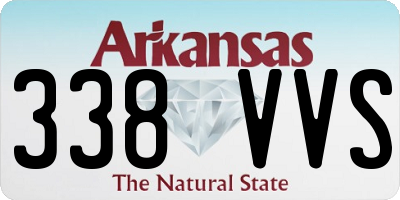 AR license plate 338VVS