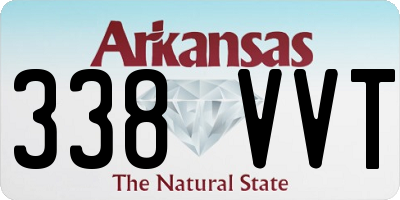 AR license plate 338VVT
