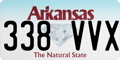 AR license plate 338VVX