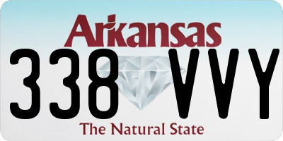 AR license plate 338VVY