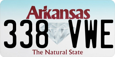 AR license plate 338VWE