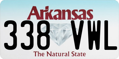 AR license plate 338VWL