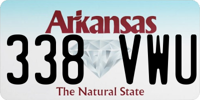 AR license plate 338VWU