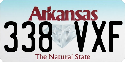AR license plate 338VXF