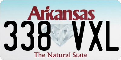 AR license plate 338VXL