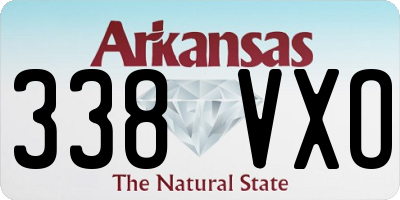 AR license plate 338VXO