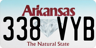 AR license plate 338VYB