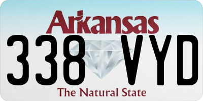 AR license plate 338VYD