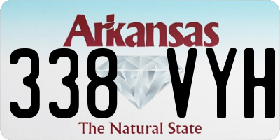 AR license plate 338VYH